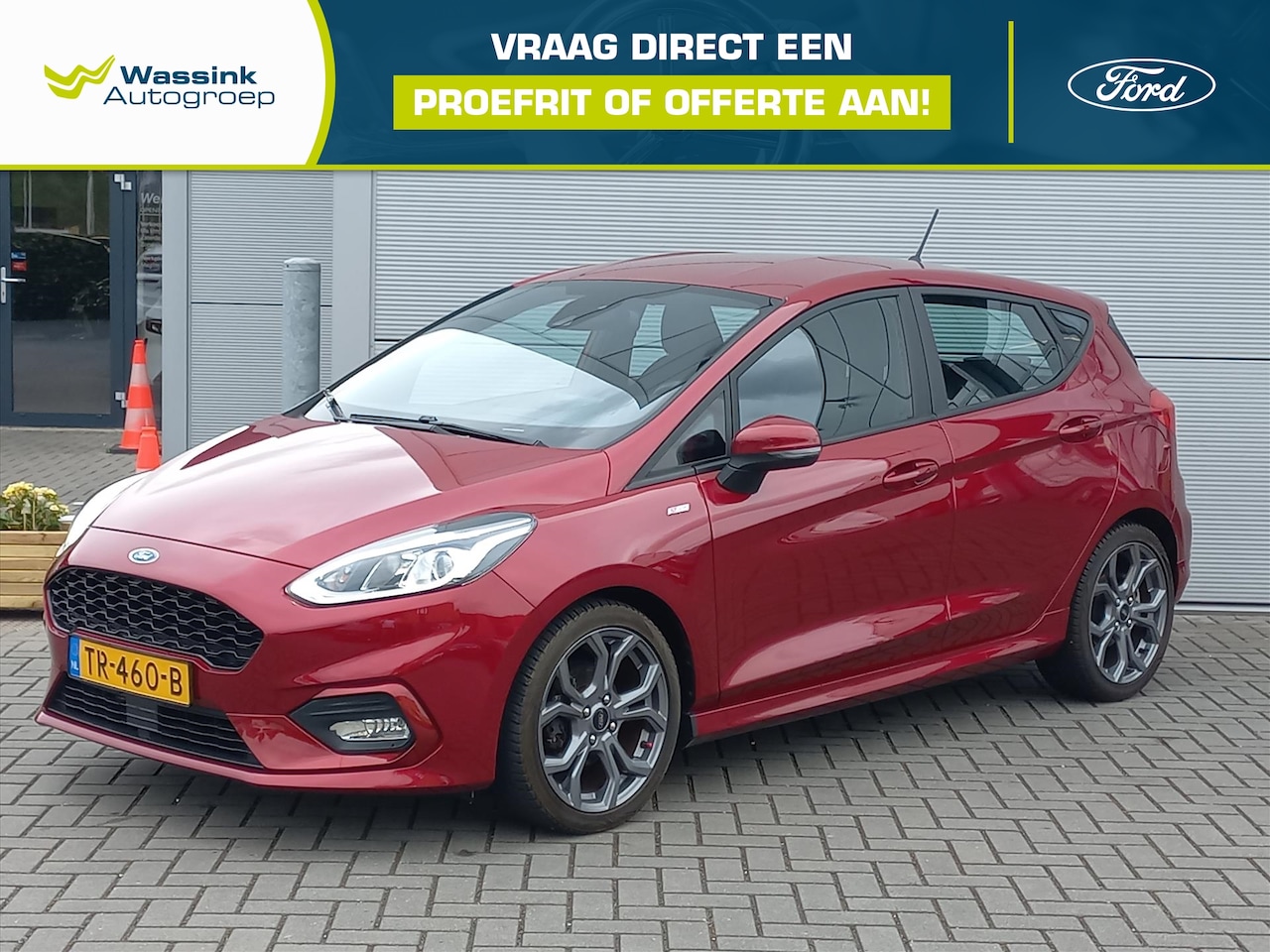 Ford Fiesta - ST-Line 100pk I Navigatie I Parkeersensoren I Cruise Control I Voorruitverwarming - AutoWereld.nl
