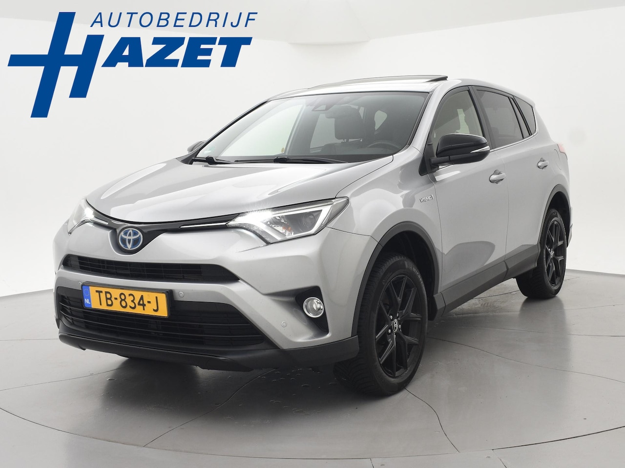 Toyota RAV4 - 2.5 HYBRID AUT. BLACK EDITION + SCHUIFDAK | LEDER | CAMERA | ADAPTIVE CRUISE | STOELVERW. - AutoWereld.nl