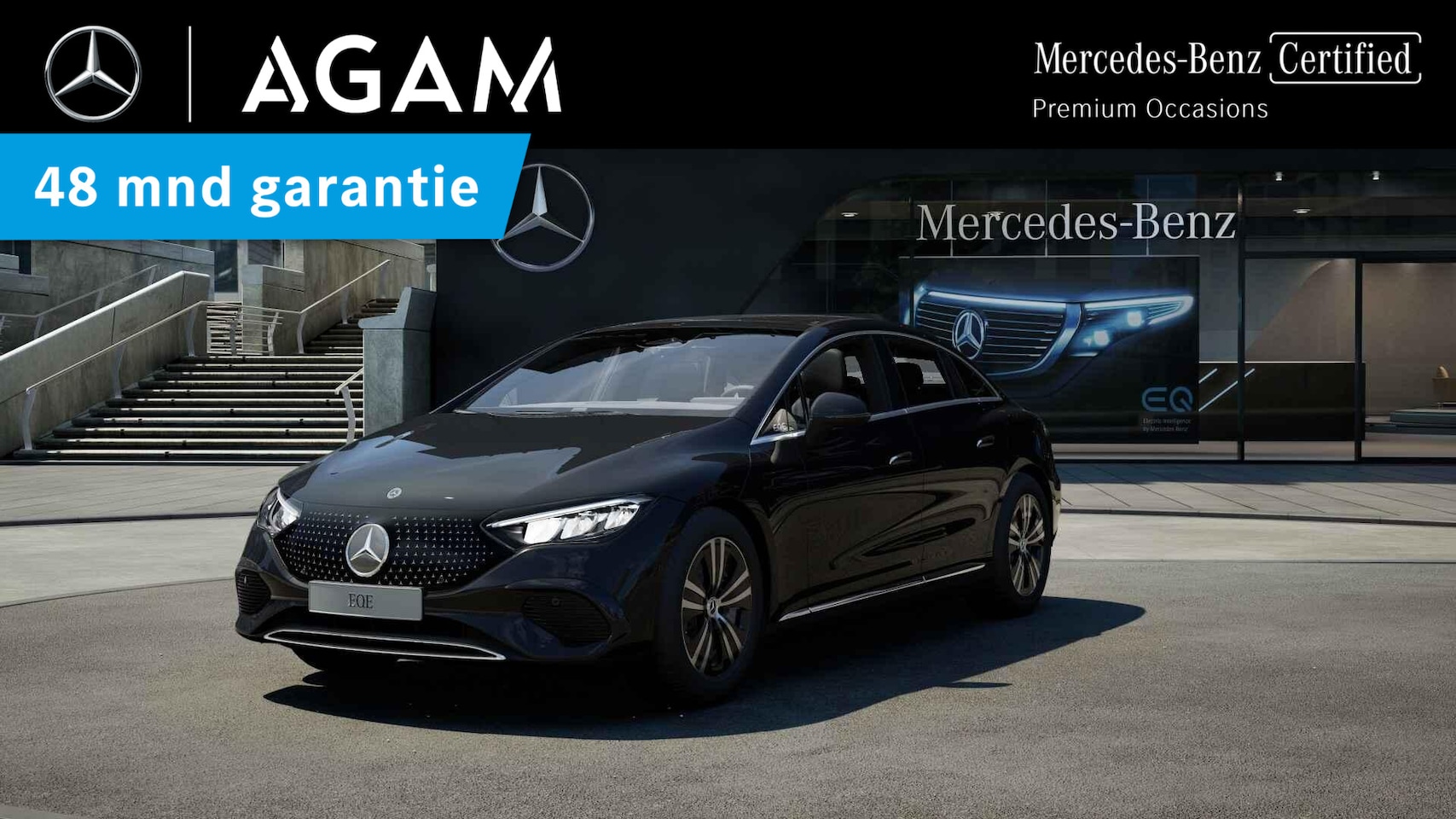 Mercedes-Benz EQE - Limousine 350+ Business Edition Panorama dak | Trekhaak - AutoWereld.nl