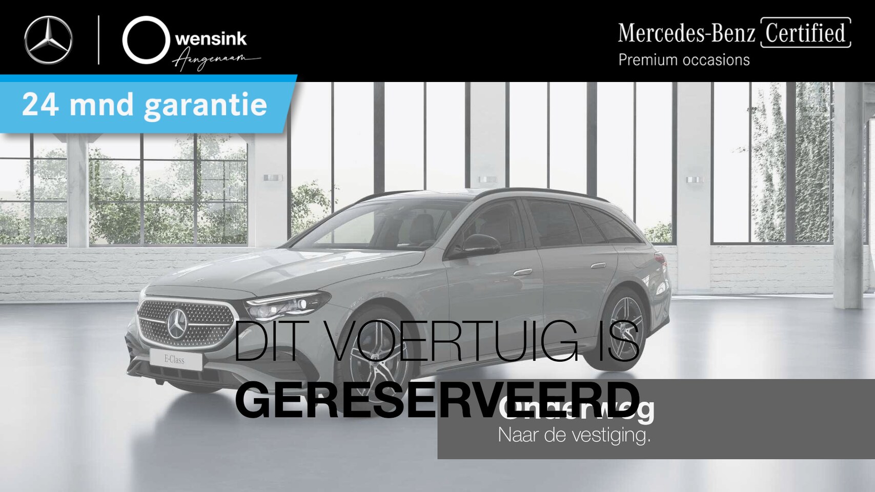 Mercedes-Benz E-klasse Estate - 300 e AMG Line | Superscreen | Premium plus |  AMG | Night pakket | Panoramadak | Digital - AutoWereld.nl