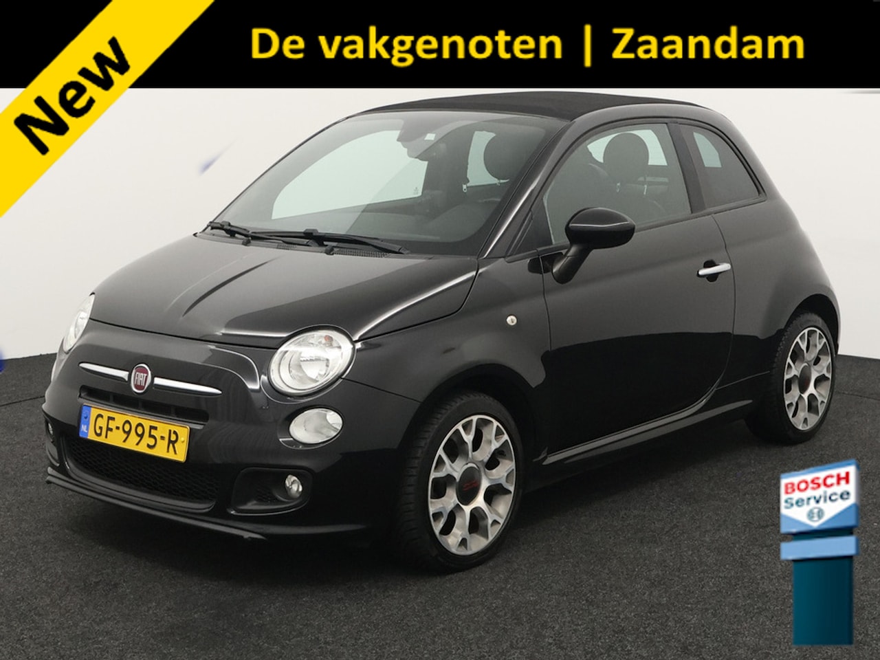 Fiat 500 C - 0.9 TwinAir Turbo 500S Cabrio gt interiuer, Airco, Bluetooth, Elektronisch Stabiliteits Pr - AutoWereld.nl