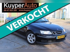 Saab 9-3 Cabrio - 1.8t Linear nap ..airco half leder nw apk