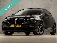 BMW 1-serie - 118i Sport Automaat (APPLE CARPLAY, GROOT NAVI, CLIMATE, GETINT GLAS, LEDER, SPORTSTOELEN,