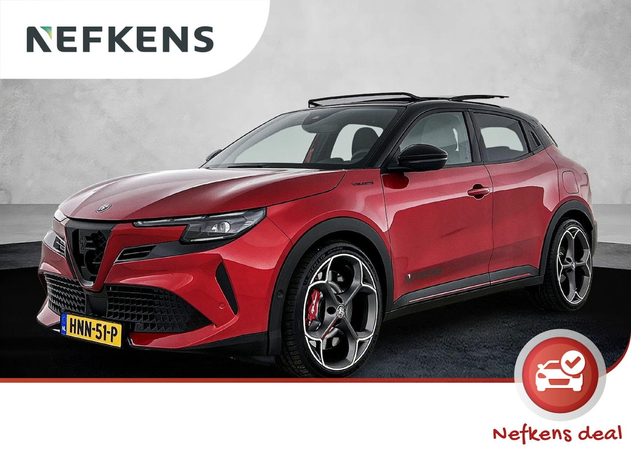 Alfa Romeo Junior - Elettrica Veloce 54 kWh 280pk Automaat | Elektrisch Bedienbare Bestuurdersstoel met Stoelm - AutoWereld.nl