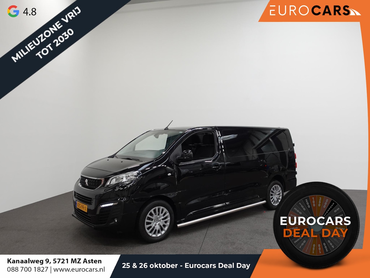 Peugeot Expert - 145PK Automaat L3 Trekhaak Navigatie parkeersensoren Airco 3 zits cruise control - AutoWereld.nl