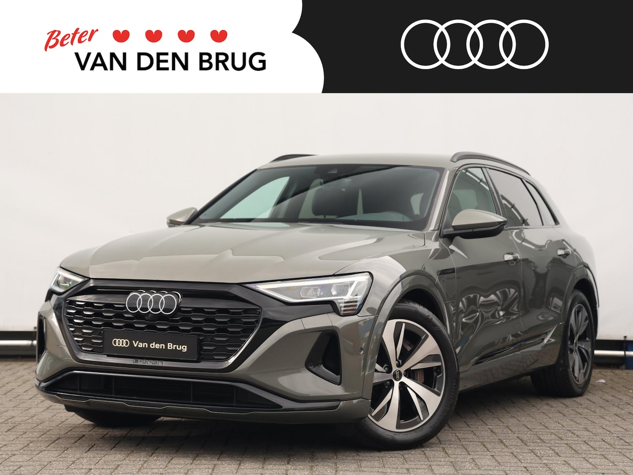 Audi Q8 e-tron - 55 quattro 115 kWh 408pk | Luchtvering | Camera | Elek. stoelen | Adaptive Cruise | Stoelv - AutoWereld.nl