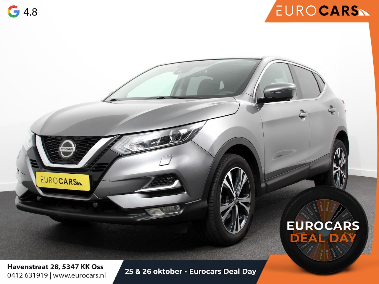 Nissan Qashqai - 1.3 N-Connecta Automaat | Navigatie | Apple Carplay/Android Auto | Dab | Led | Camera 360 - AutoWereld.nl