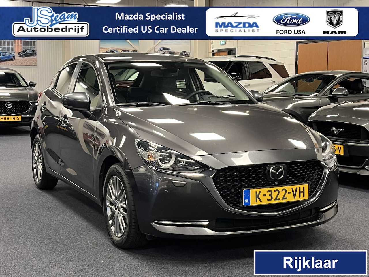 Mazda 2 - 1.5i SkyActiv-G Signature 90PK Leder Navi DAB+ Apple CarPlay 360 Camera Head Up Display PD - AutoWereld.nl