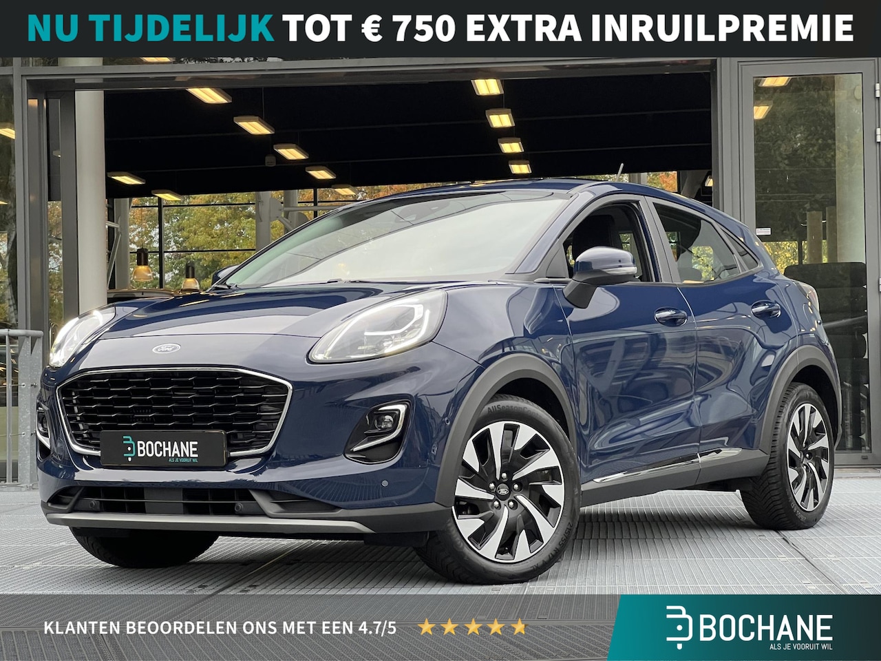 Ford Puma - 1.0 EcoBoost Hybrid Titanium | Carplay/Android | Cruise Control | Trekhaak | - AutoWereld.nl