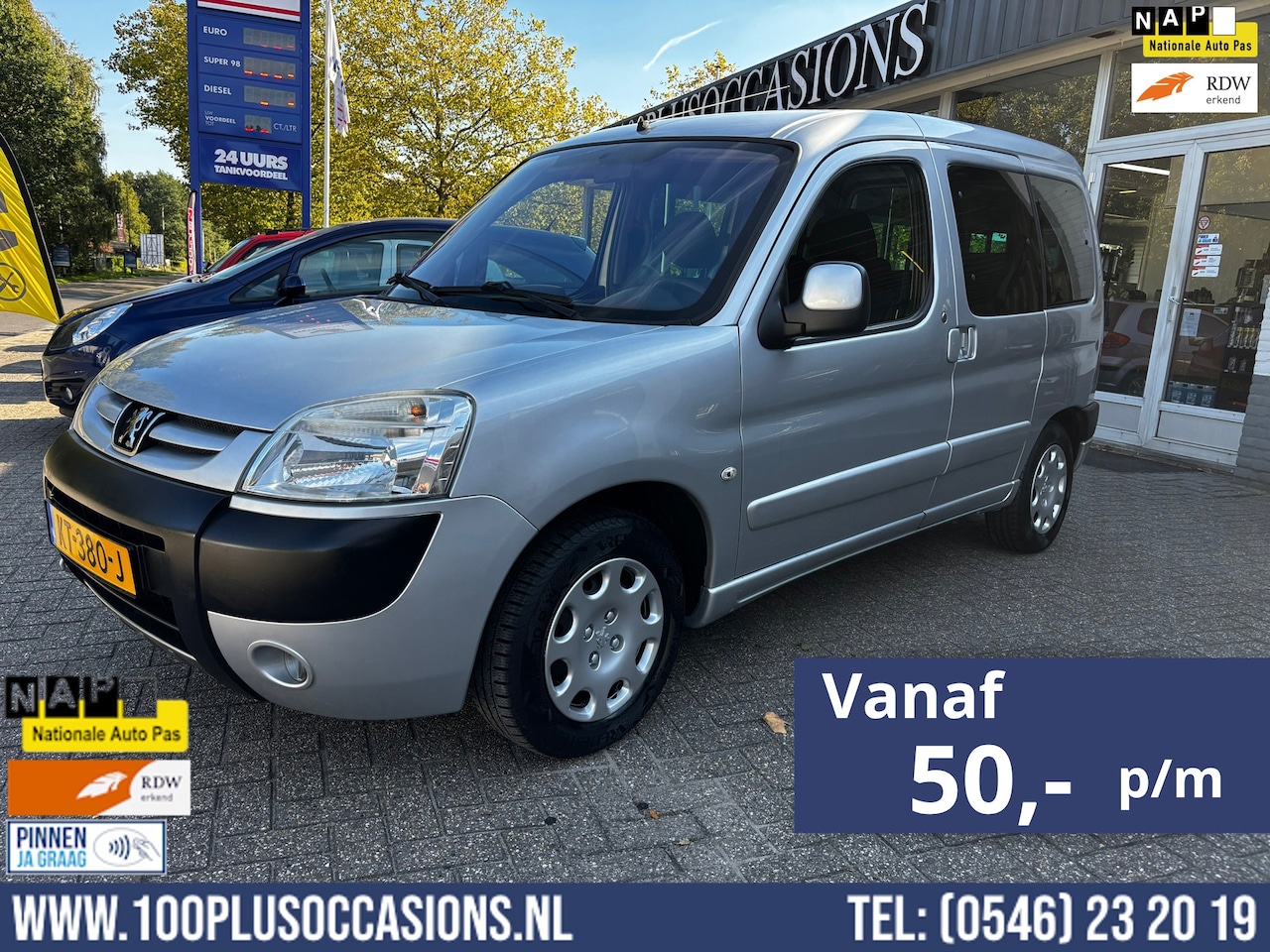 Peugeot Partner MPV - 1.4 XT. NW APK|GROTE BEURT|AIRCO|NETTE AUTO! - AutoWereld.nl
