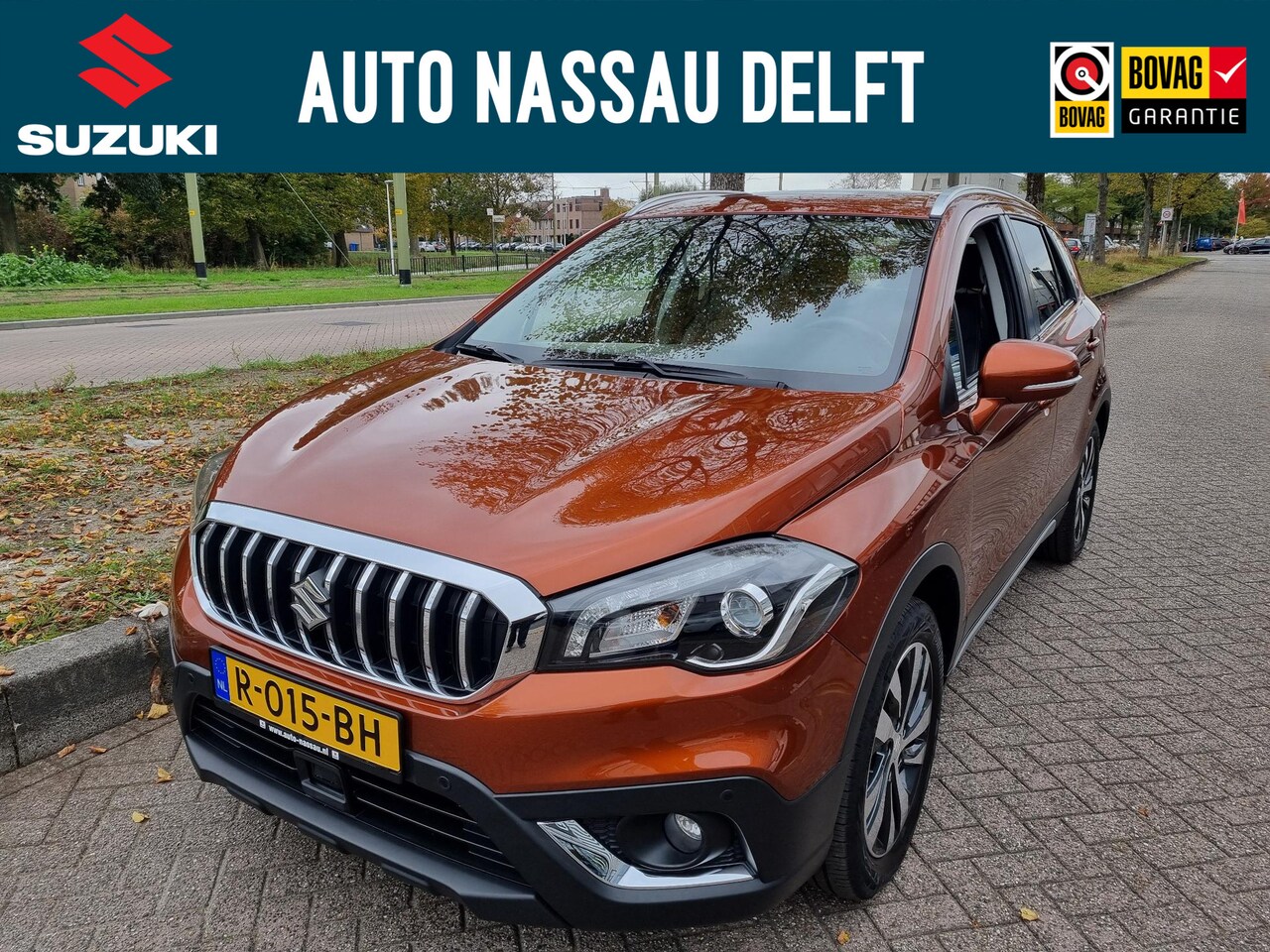 Suzuki S-Cross - 1.4 Boosterjet Style Smart Hybrid panorama dak parkeersensoren v/a achteruitrij camera - AutoWereld.nl