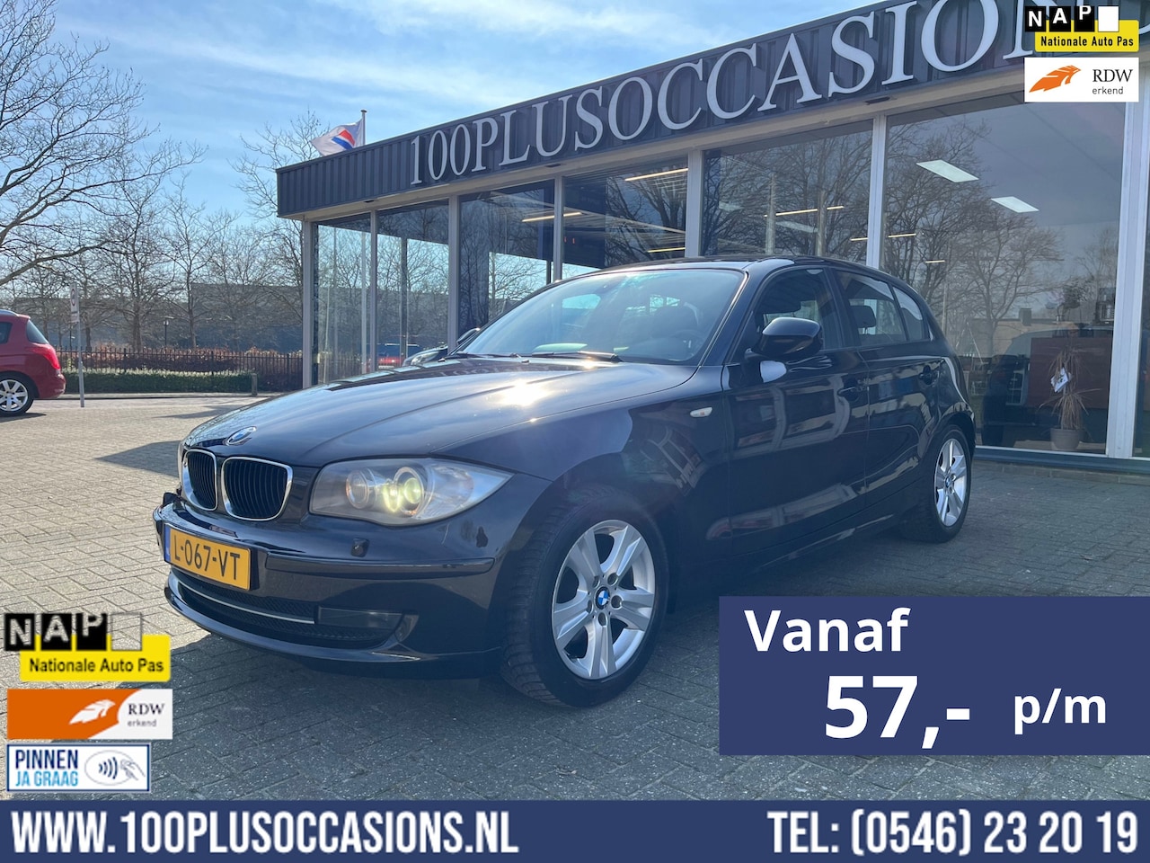 BMW 1-serie - 118i EfficientDynamics Edition | Nwe APK | Climate control | Cruise - AutoWereld.nl