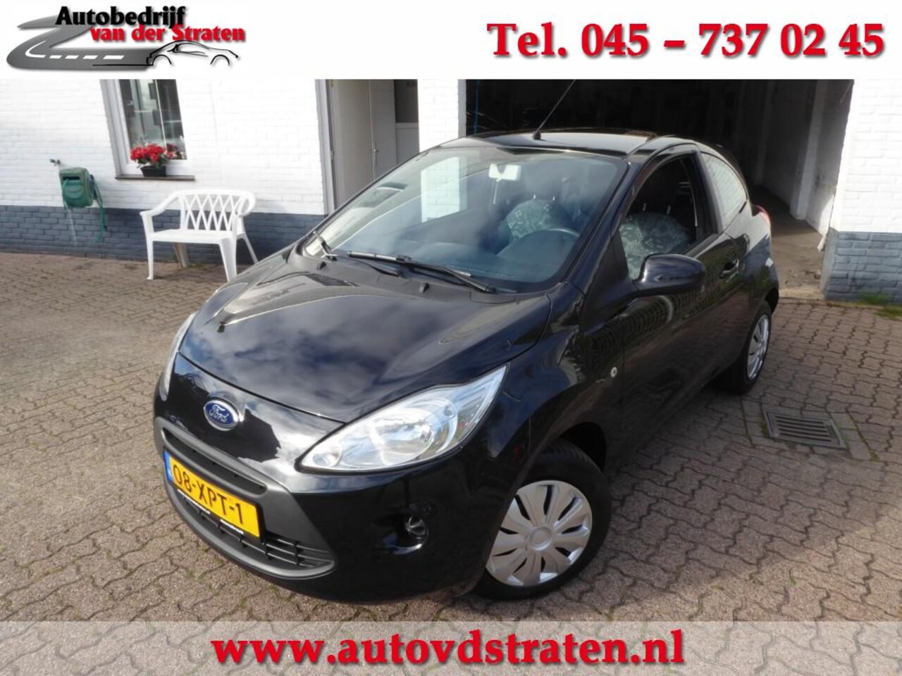 Ford Ka - 1.2 COOLenSOUND/Airco/Elekt. Pakket/Zeer mooi!!! - AutoWereld.nl