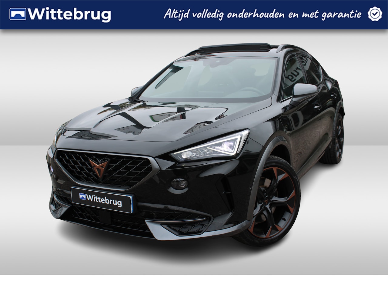 CUPRA Formentor - 1.4 e-Hybrid 245pk DSG VZ Black Edition / Panorama dak / Leder / Memory Seat / Full LED / - AutoWereld.nl