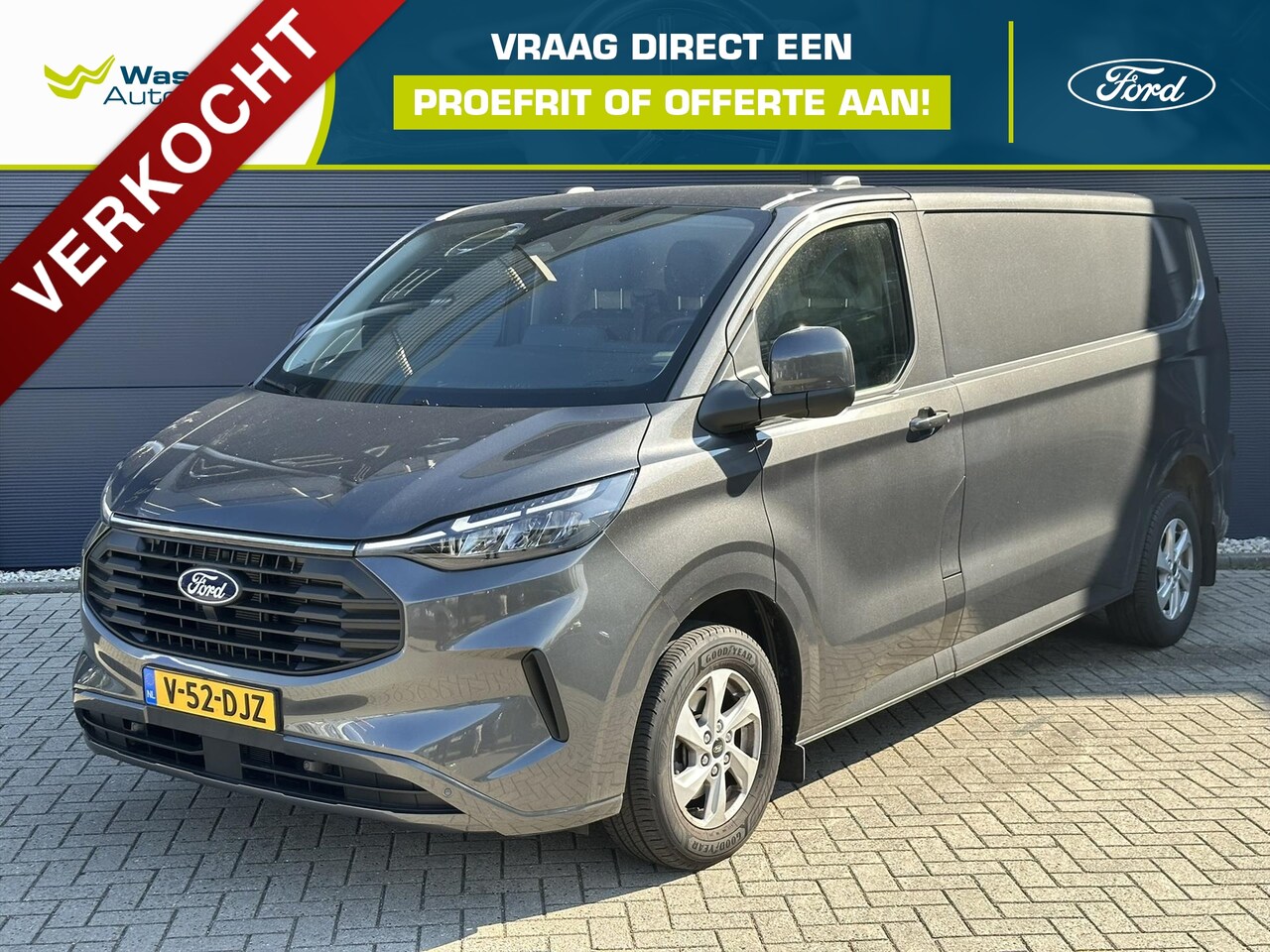 Ford Transit Custom - GB 2.0 EcoBlue 136pk L2H1 320 Limited | trekhaak | 3zits | stoelverwarming | voorruitverwa - AutoWereld.nl