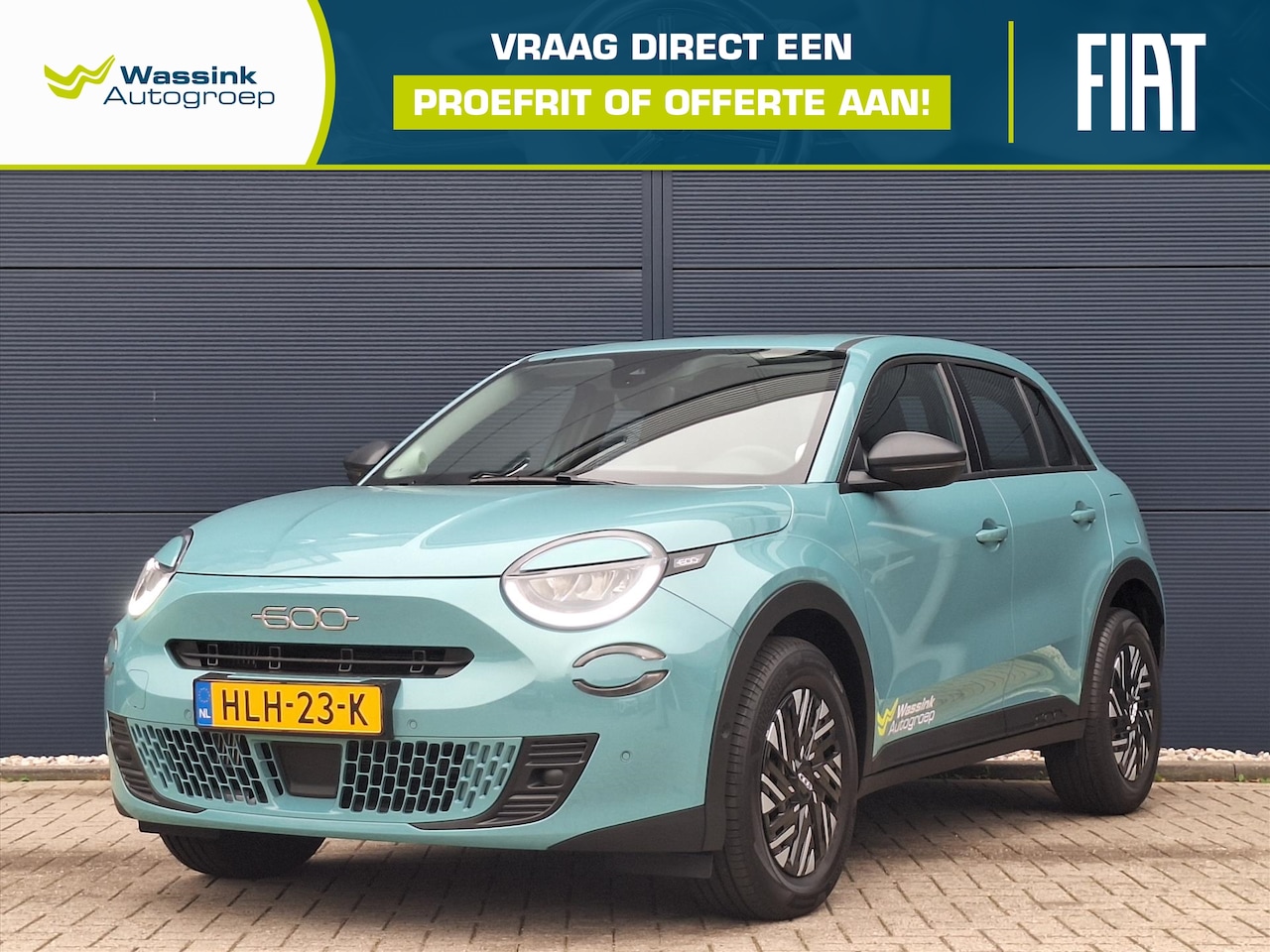 Fiat 600 - 1.2 Hybrid Turbo Charged 100pk Automaat Urban | Cruise Control | Carplay | Parkeersensoren - AutoWereld.nl