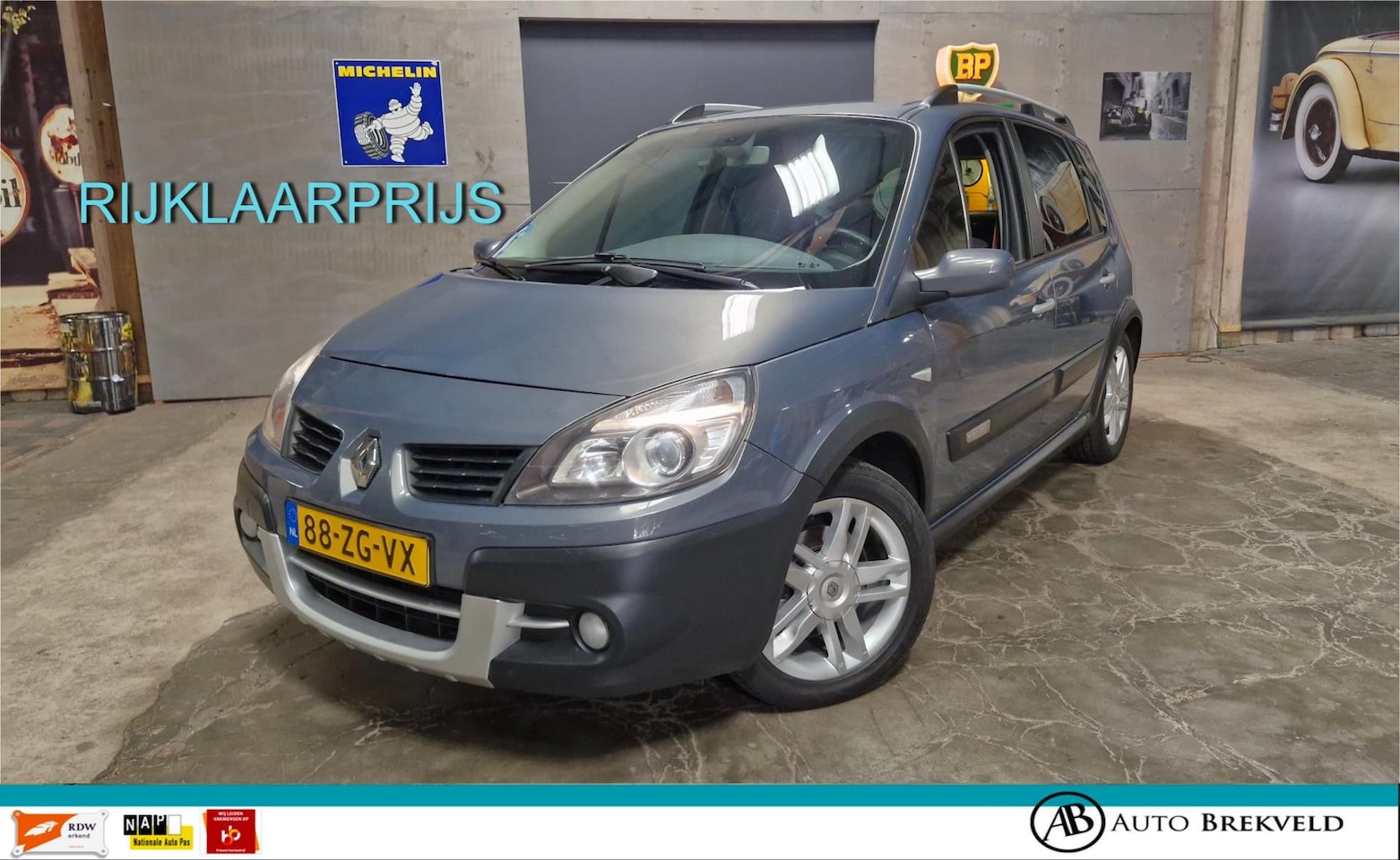 Renault Scénic - 2.0-16V Conquest 135PK | Rijklaarprijs | Cruise | Clima | PDC | LMV | NAP - AutoWereld.nl
