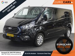 Ford Transit Custom - 300 2.0 TDCI L2H1 Limited Dubbele cabine Automaat Navigatie Airco 2 Schuifdeuren Trekhaak