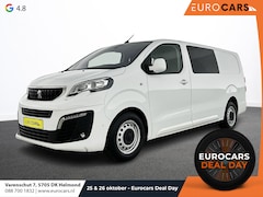 Peugeot Expert - Long DC Asphalt L3 2.0 HDi 120pk Aut-8 Airco Navi Carplay Cruise Control Trekhaak Lang Lux
