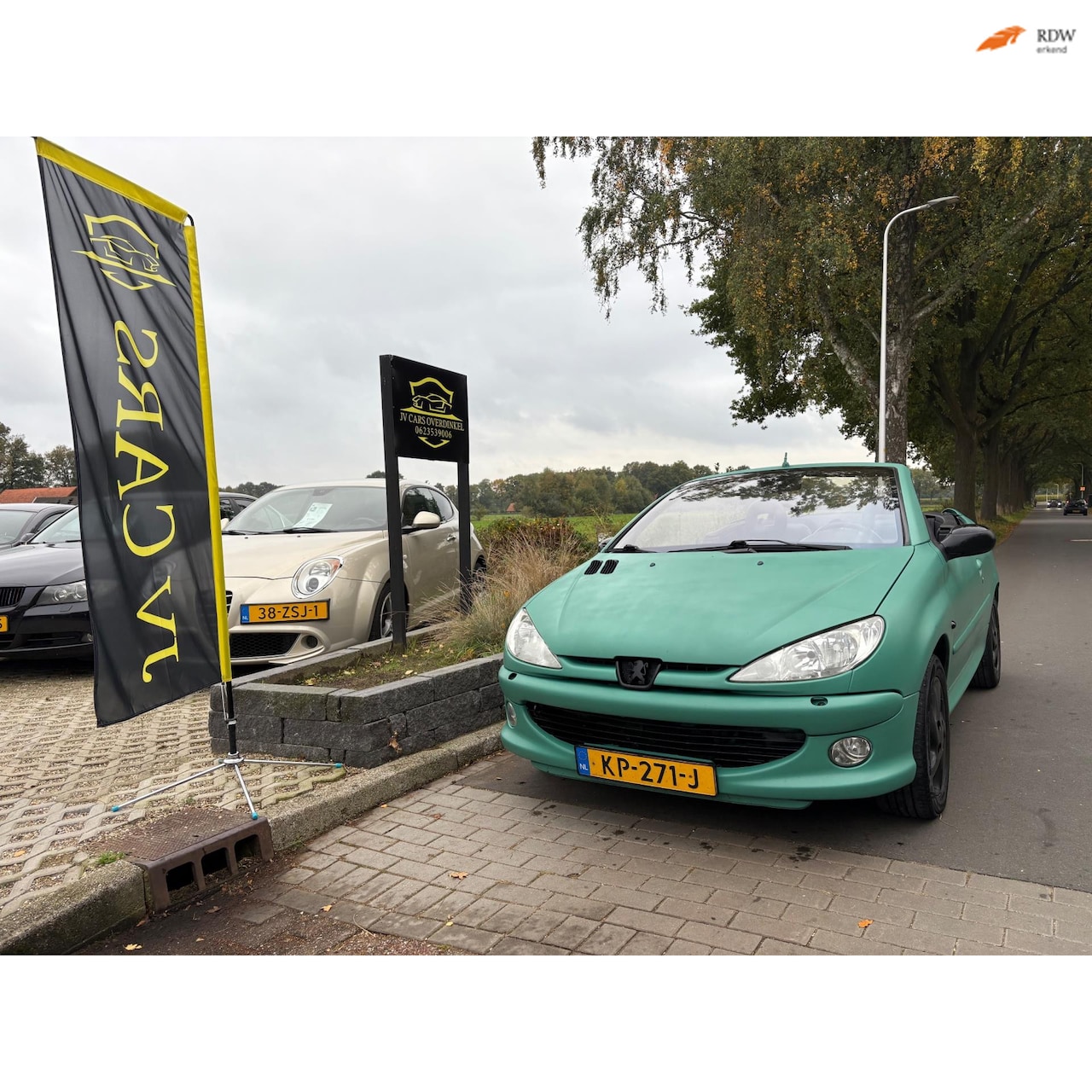 Peugeot 206 CC - 1.6-16V Premium AIRCO,ELEKT PAKKET,LEER,ELEKT DAK,BOORDCOMPUTER,BEDIENING AAN STUUR, - AutoWereld.nl