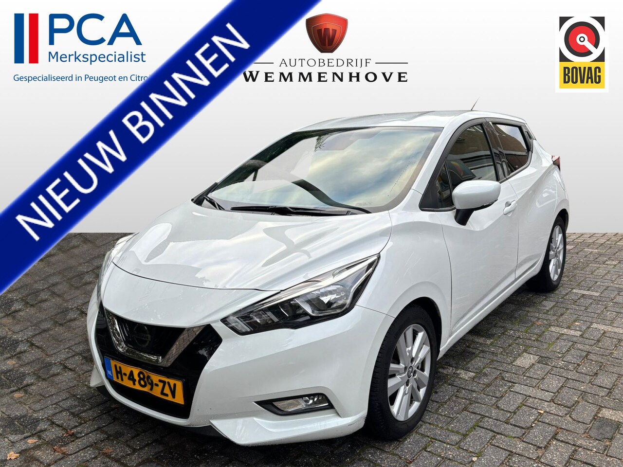 Nissan Micra - 1.0 IG-T N-Connecta Camera/Parkeersensoren/Apple carplay/Androidauto - AutoWereld.nl