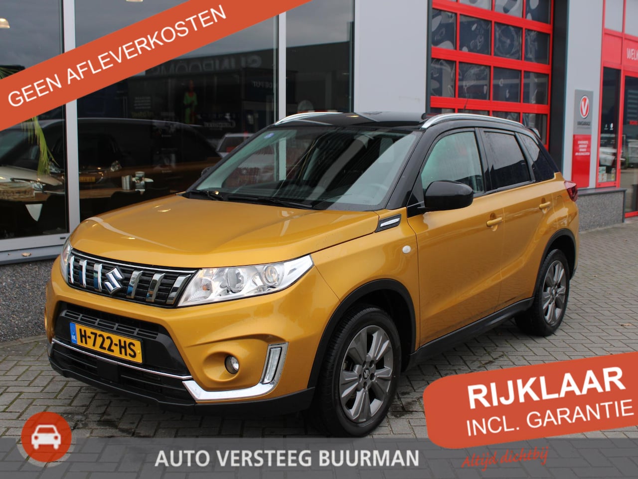 Suzuki Vitara - 1.4 Boosterjet Select Trekhaak, Multimediasysteem, Cruise control, Climate control, Stoelv - AutoWereld.nl
