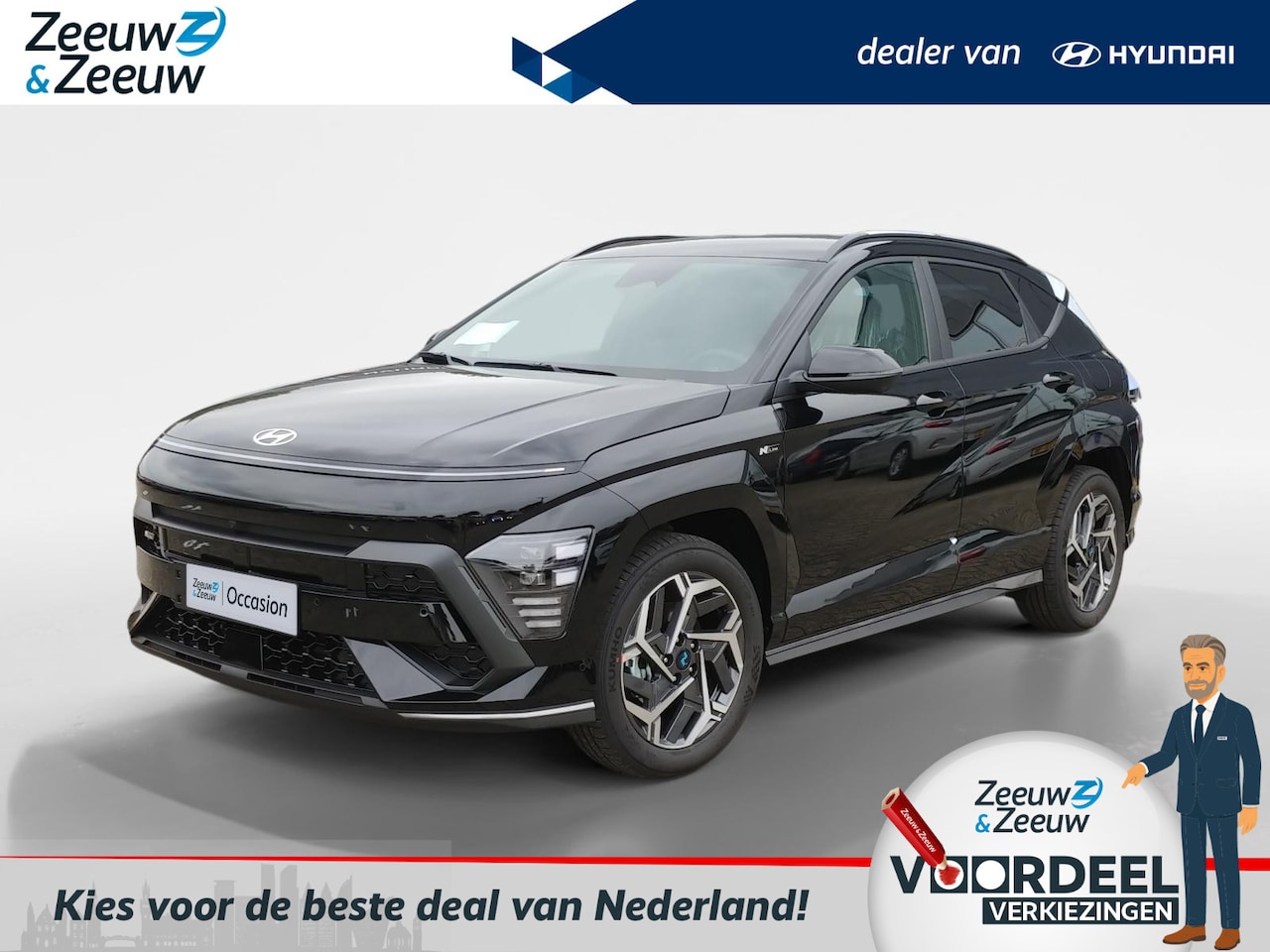 Hyundai Kona - 1.6 GDI HEV N Line €4.500,- AKTIEKORTING| DIRECT LEVERBAAR - AutoWereld.nl