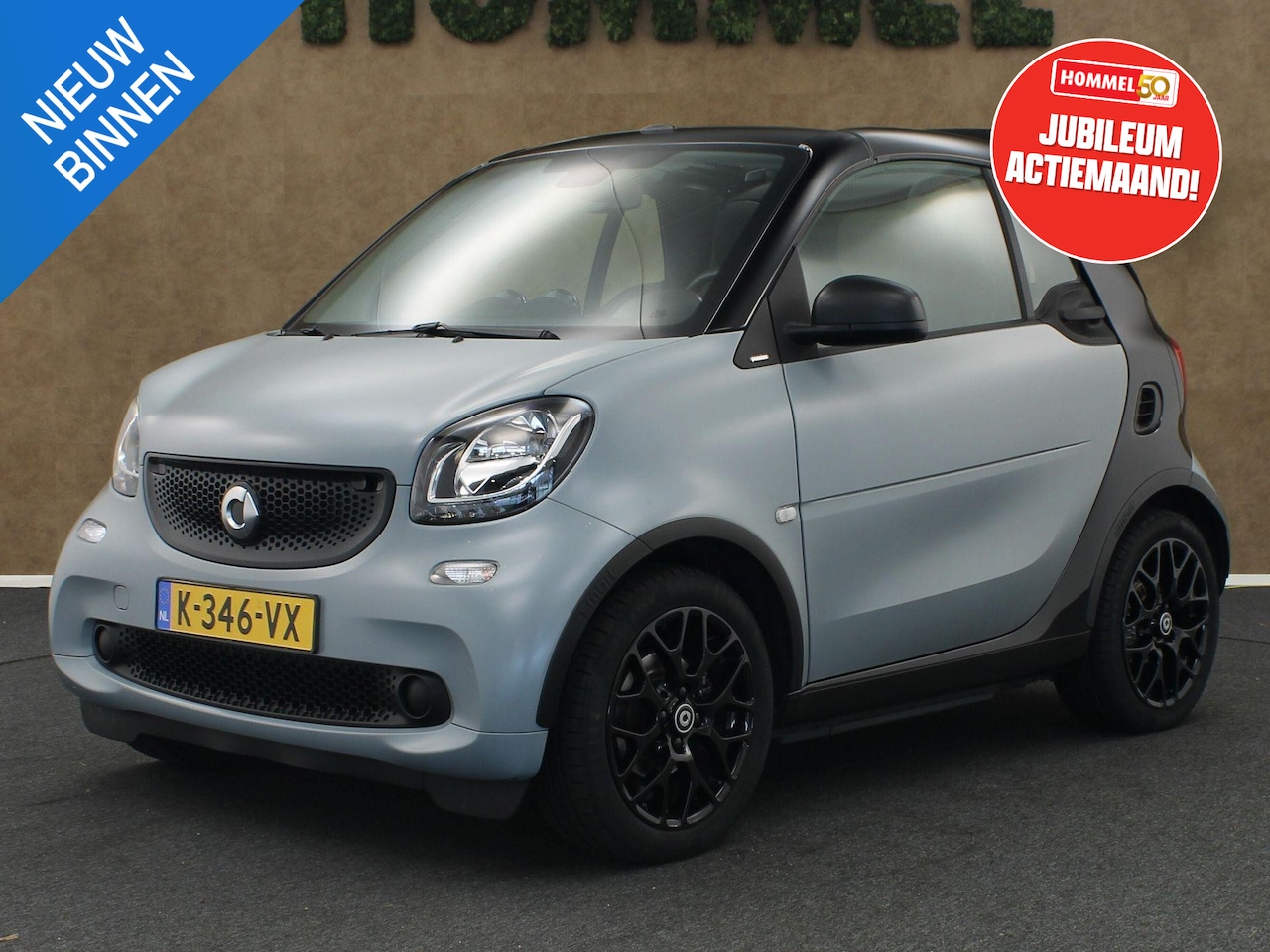 Smart Fortwo cabrio - 1.0 Turbo Pure - CRUISE CONTROL - PARKEERSENSOREN ACHTER - STOELVERWARMING - BLUETOOTH TEL - AutoWereld.nl