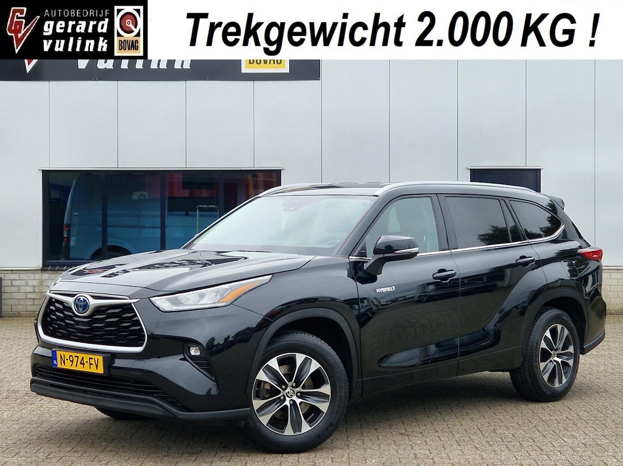 Toyota Highlander - 2.5 AWD Hybrid 7-PERS LEER TREKHAAK GARANTIE - AutoWereld.nl