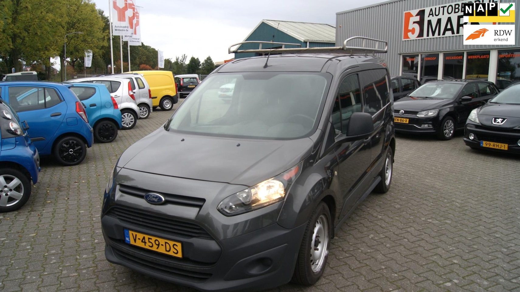 Ford Transit Connect - 1.5 TDCI L1 Economy Edition Airco/NAP/Imperiaal - AutoWereld.nl
