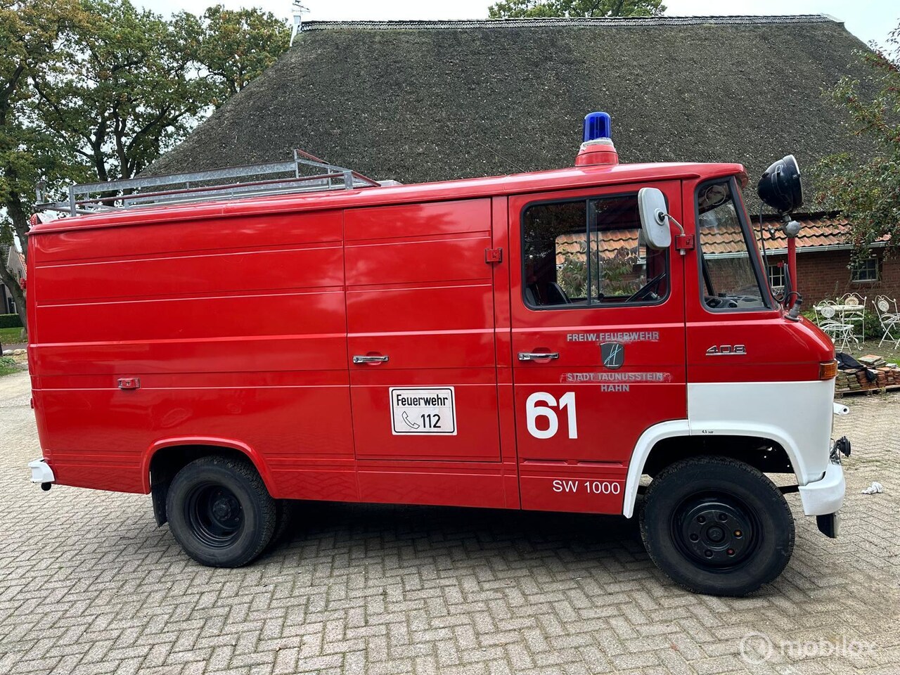Mercedes-Benz 408 - Wegenbelasting vrij 1975 Brandweer Camper? - AutoWereld.nl