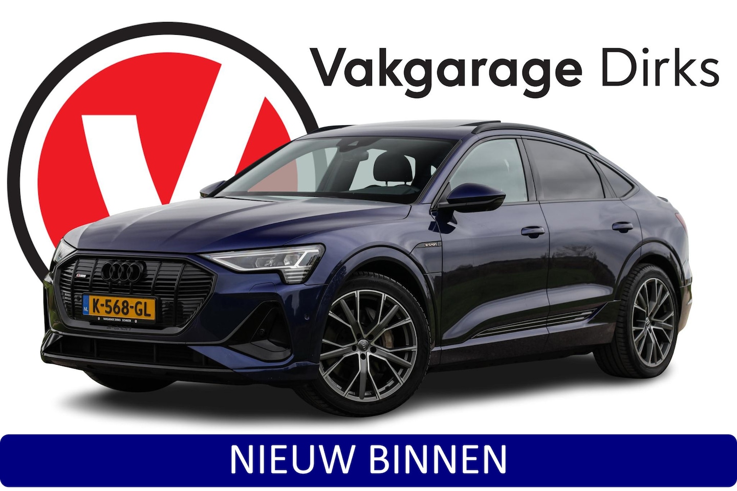 Audi e-tron Sportback - 55 Quattro 95 kWh S-Line ✅ Matrix-LED ✅ Pano ✅ B&O - AutoWereld.nl