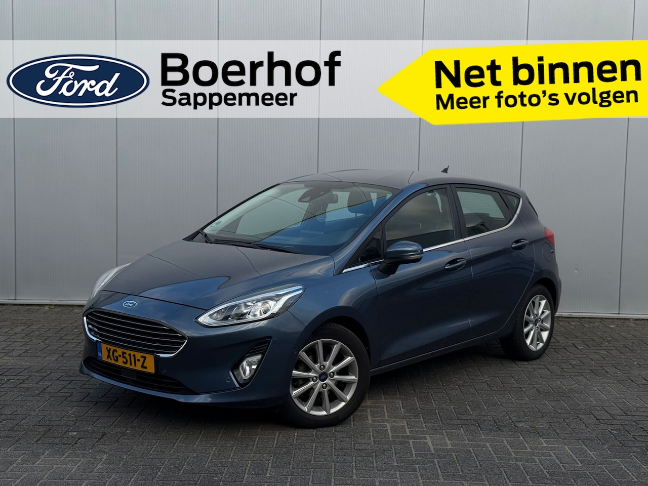 Ford Fiesta - 100 pk EcoBoost Titanium | Adaptive | Vooruit verwarmd | B&O | Navi | Clima | - AutoWereld.nl