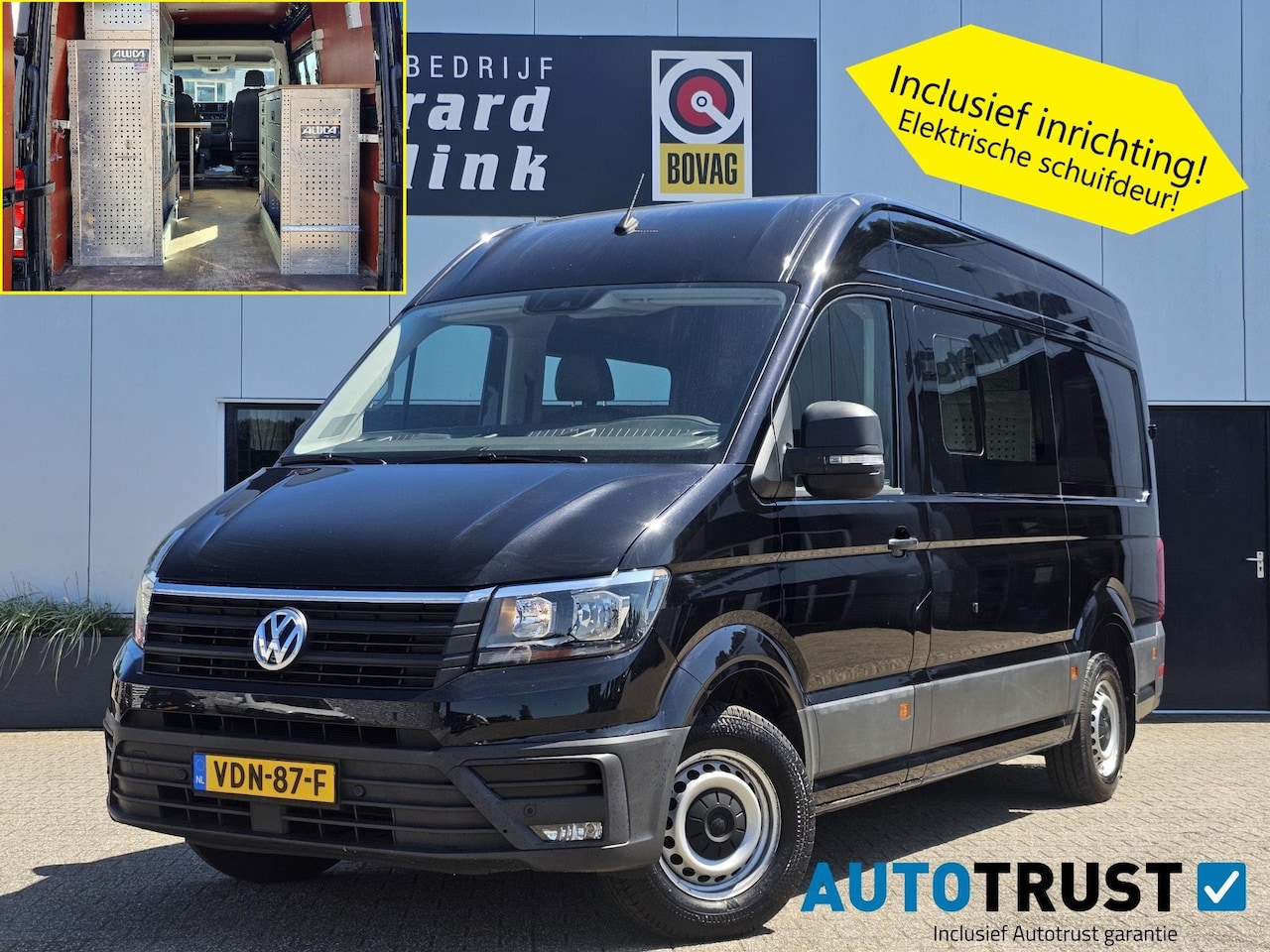 Volkswagen Crafter - 2.0TDI L3H3 Highline ELEKTR SCHUIFDEUR INRICHTING - AutoWereld.nl