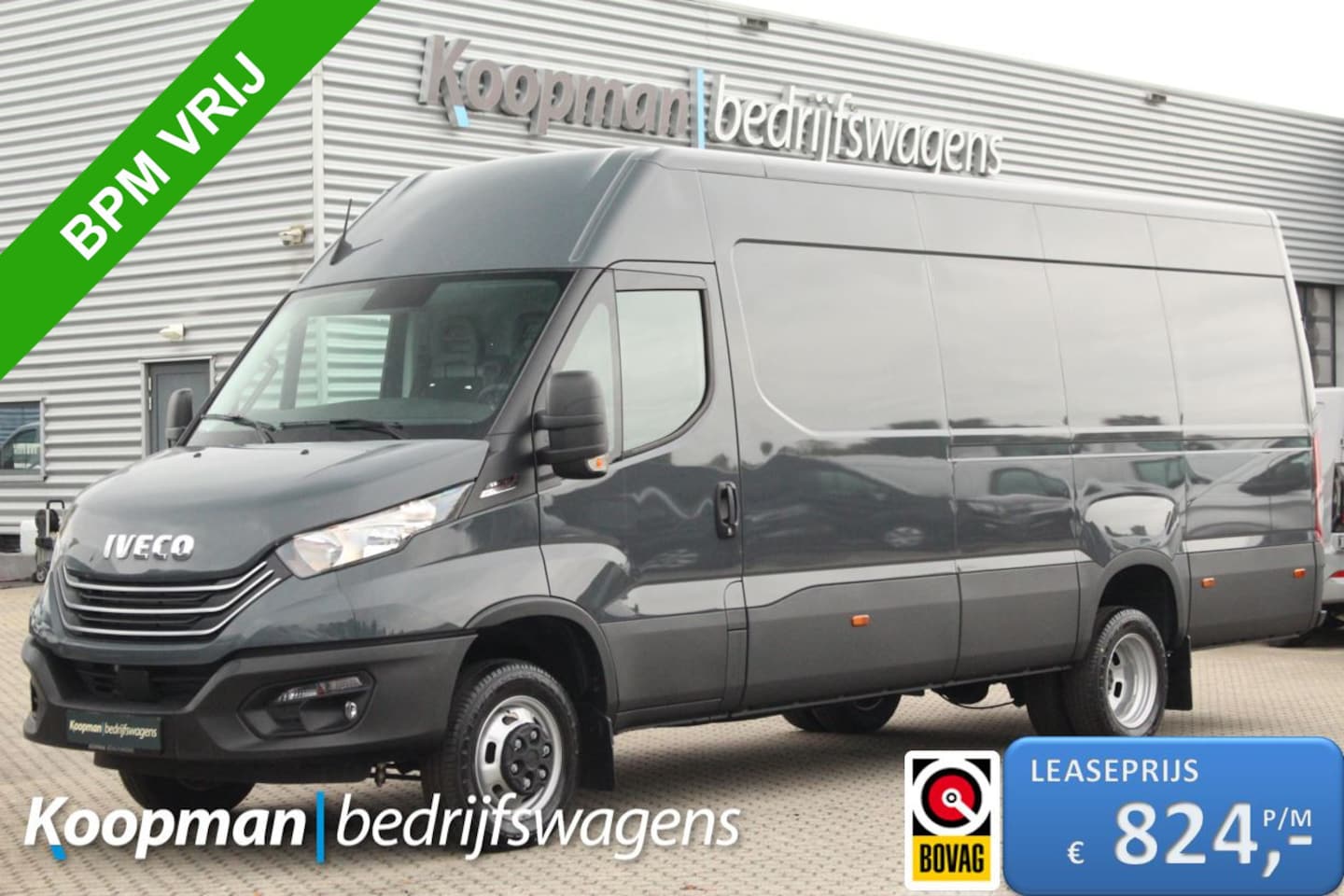 Iveco Daily - 35C18V 3.0 180pk 410L L4H2 Dubbellucht | Automaat | Gev. Stoel | Camera | 3500kg trekgew. - AutoWereld.nl