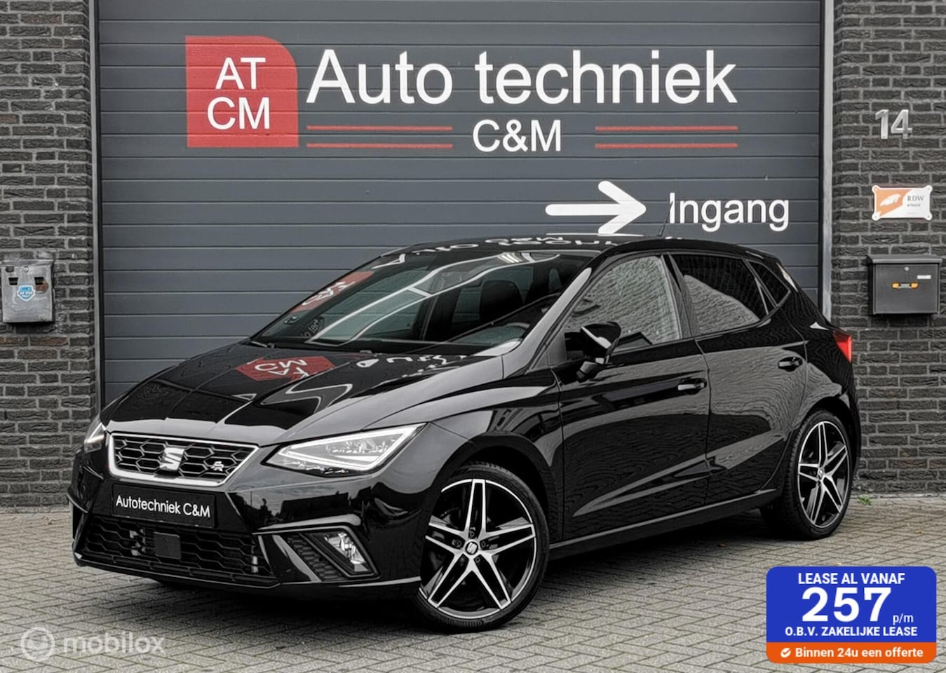 SEAT Ibiza - 1.0 TSI FR /116PK/CRUISE/DCC/CARPLAY/PDC/LED/VOL - AutoWereld.nl