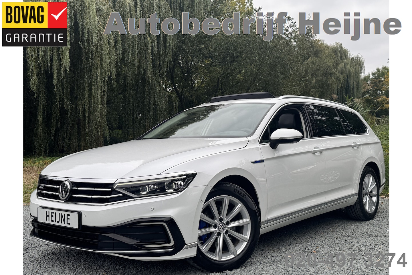 Volkswagen Passat Variant - 218PK DSG HYBRID GTE BUSINESS TREKHAAK/LEDER/IQ-LIGHT/PANORAMADAK - AutoWereld.nl