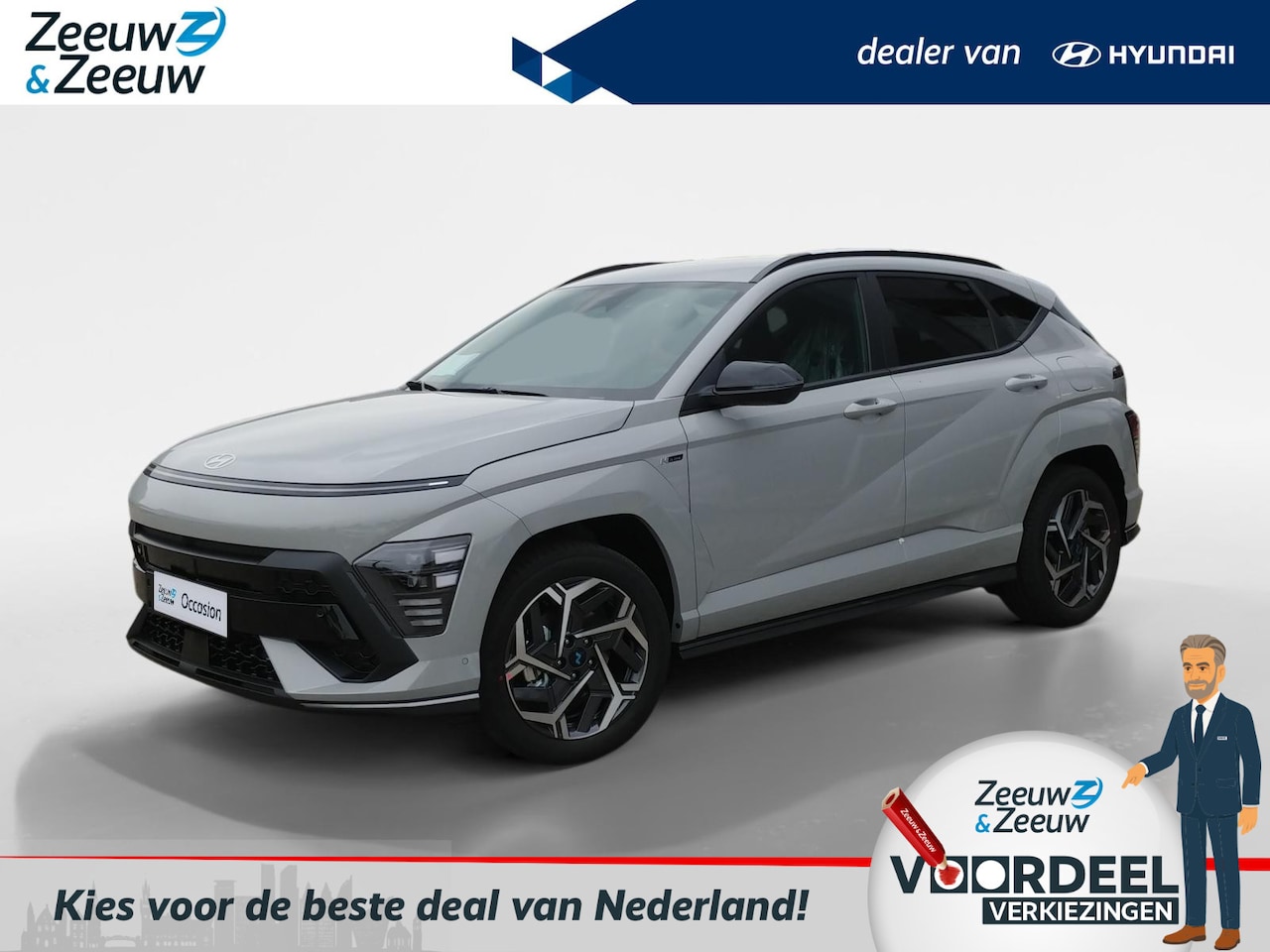 Hyundai Kona - 1.6 GDI HEV N Line | €4.500,- VOORRAAD KORTING | DIRECT LEVERBAAR - AutoWereld.nl