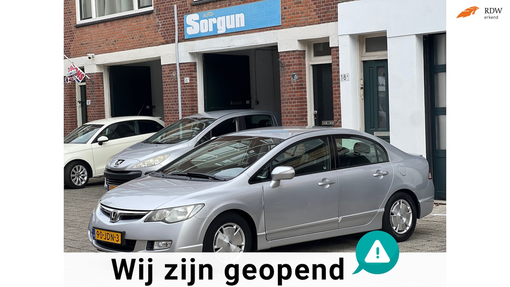 Honda Civic - 1.3 Hybrid-automaat-airco - AutoWereld.nl
