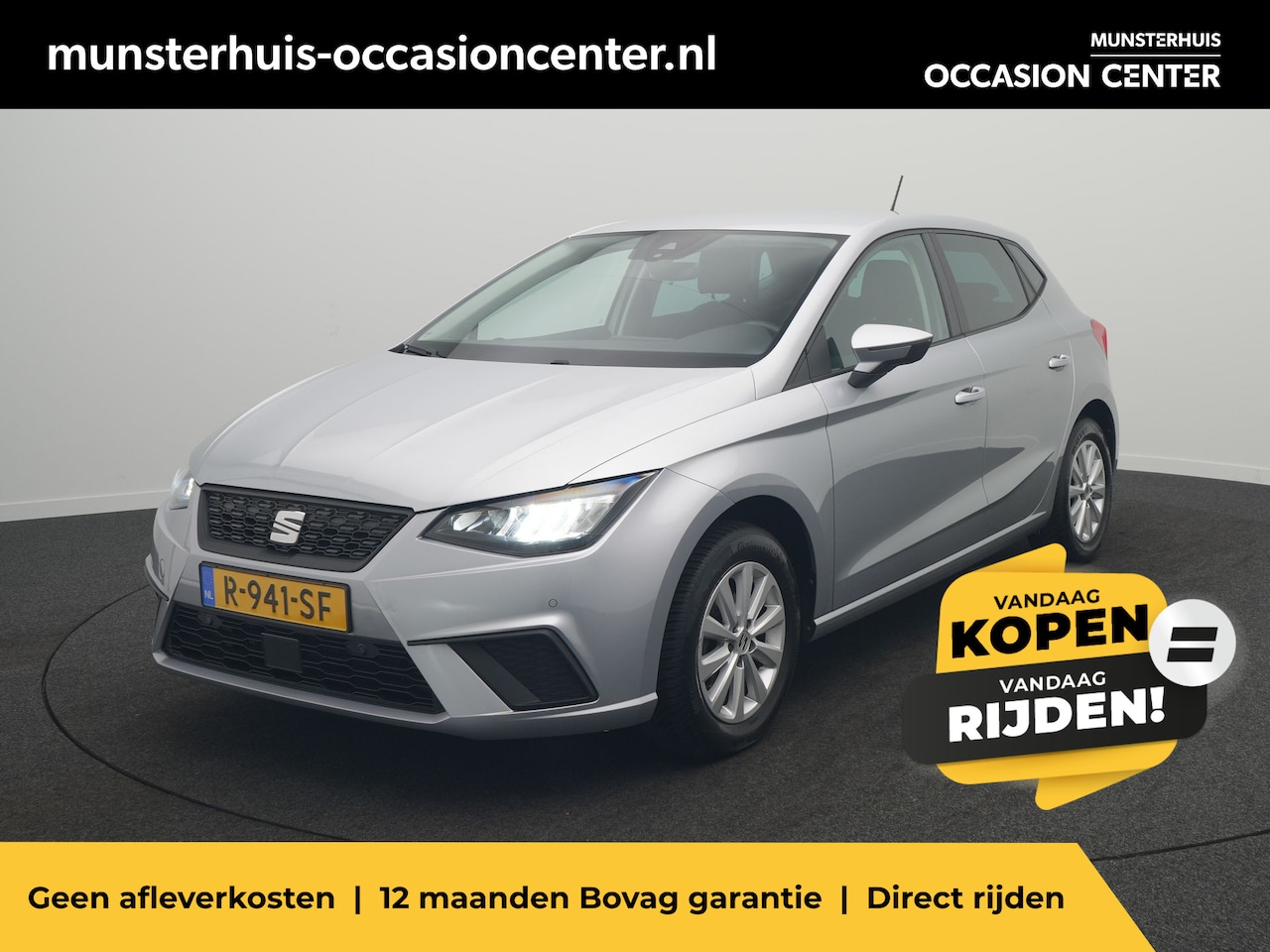 SEAT Ibiza - 1.0 EcoTSI Style Business Connect - RIJKLAARPRIJS - Facelift! - All Seasonbanden - Virtual - AutoWereld.nl