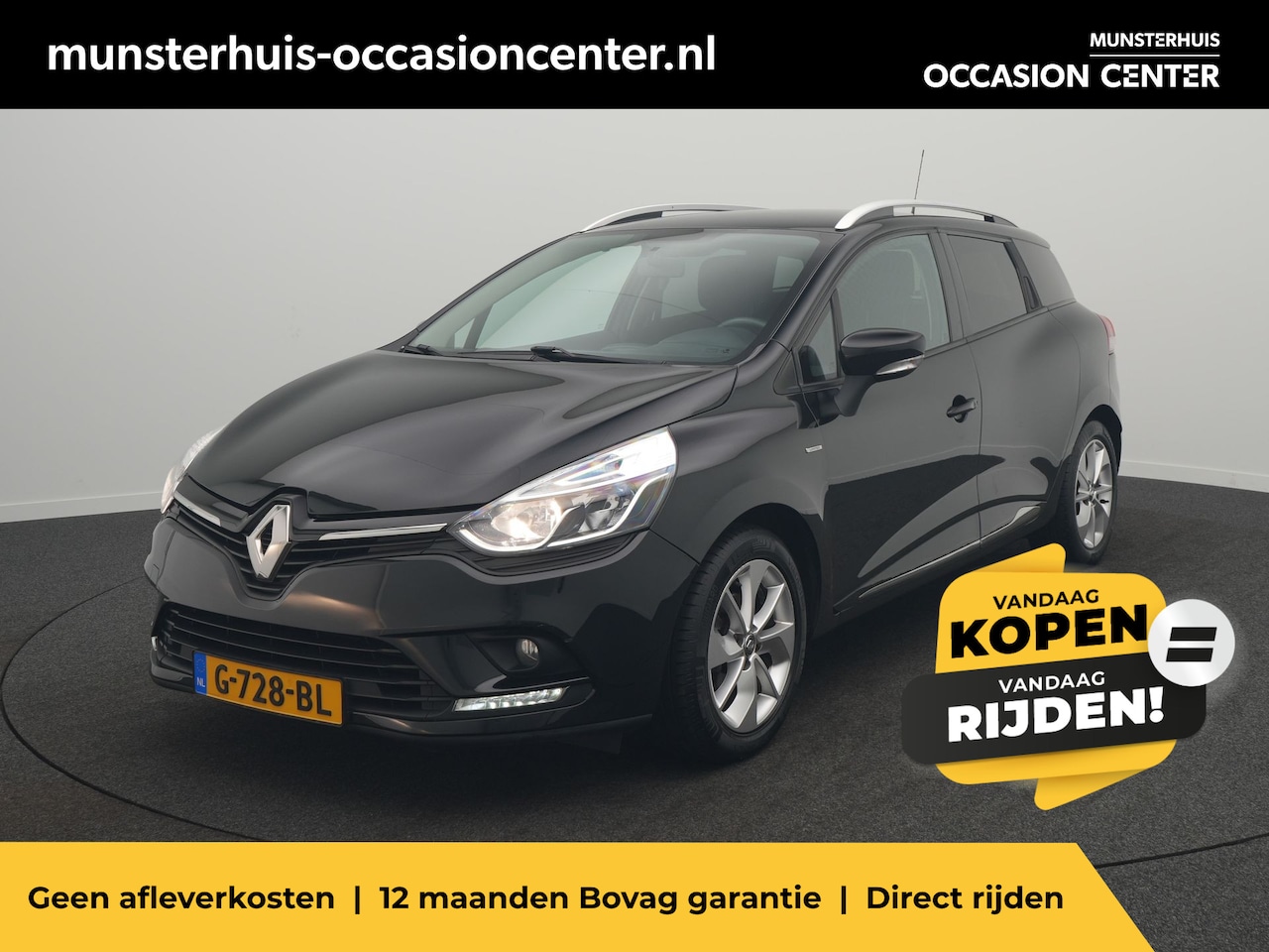 Renault Clio Estate - TCe 90 Limited - RIJKLAARPRIJS - Navigatiesysteem - Airco - Cruise Control - AutoWereld.nl
