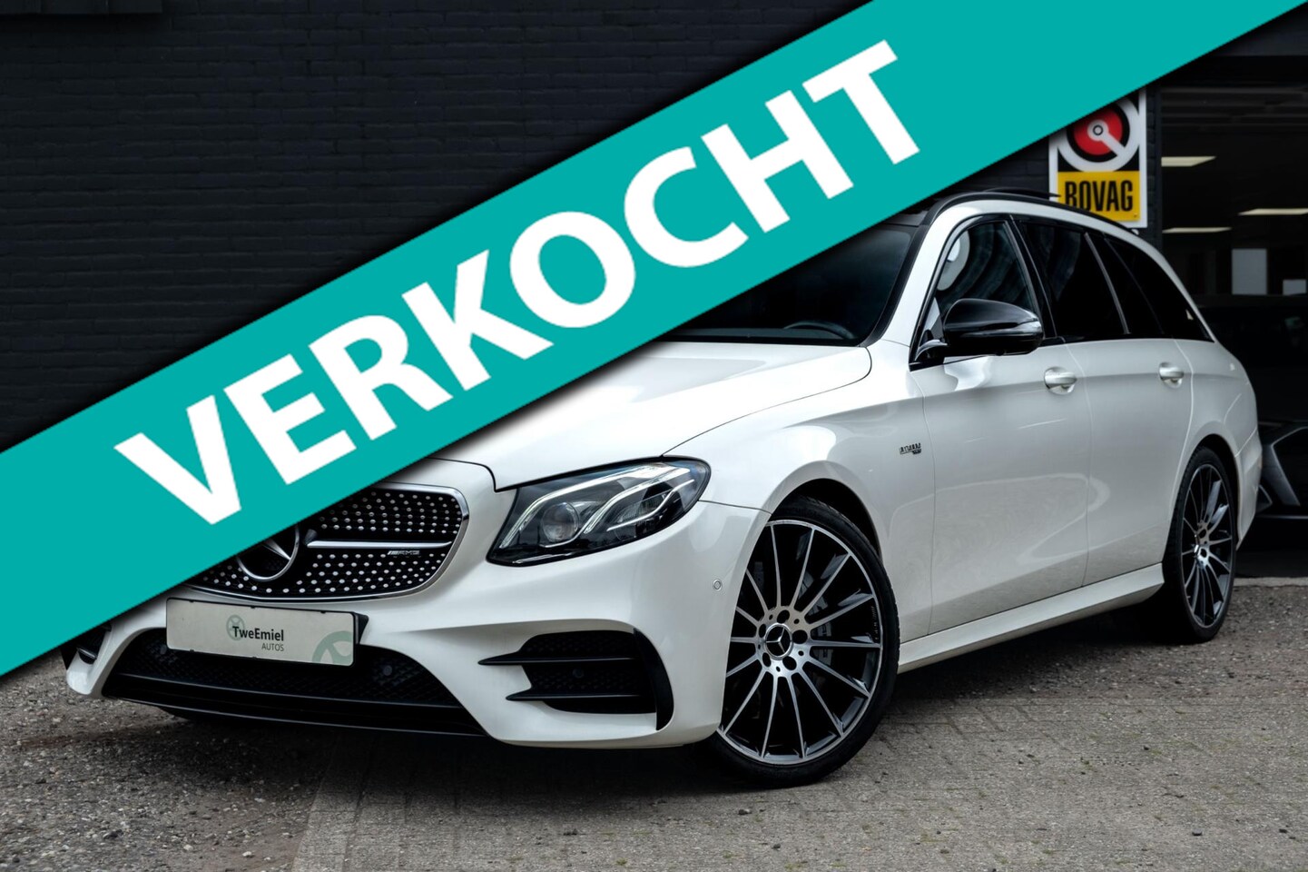 Mercedes-Benz E-klasse Estate - AMG 43 4MATIC | Pano | 360 Cam | Sfeerverlichting - AutoWereld.nl