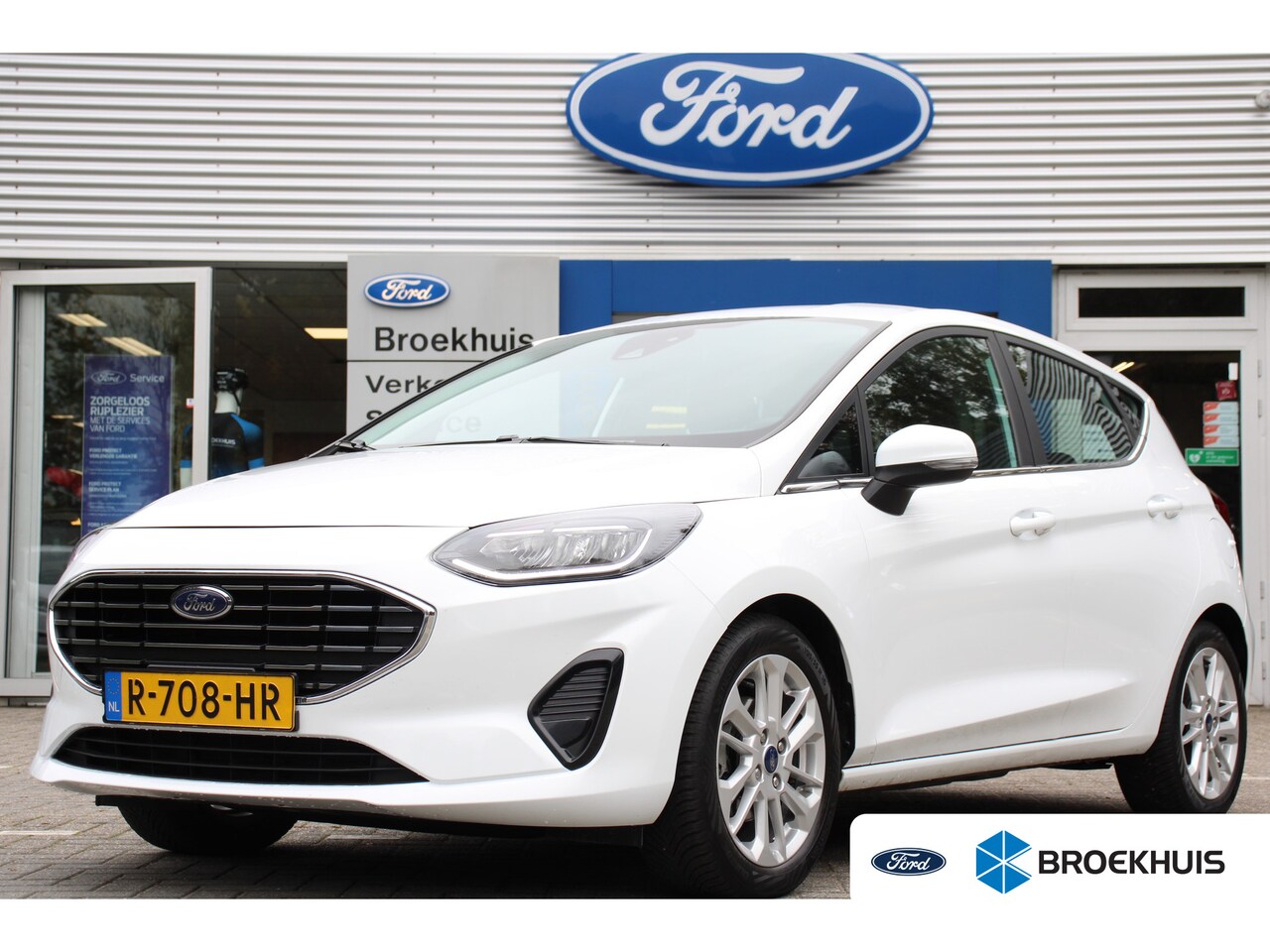 Ford Fiesta - 1.0EB TITANIUM | NL-AUTO! | 1 EIGENAAR! | LED | LANE ASSIST | DEALER OH! | PARK SENS | APP - AutoWereld.nl