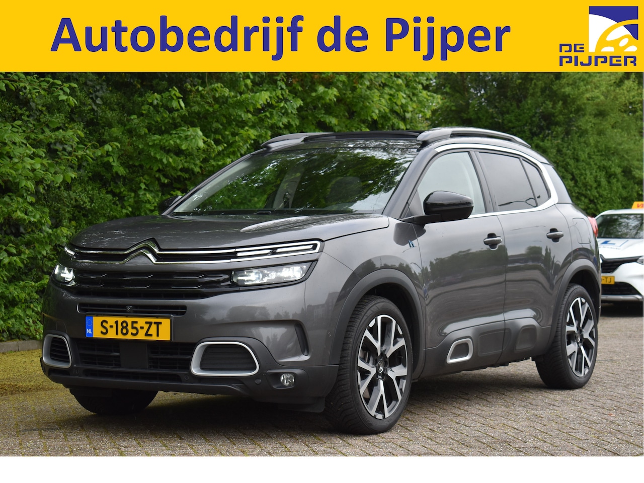 Citroën C5 Aircross - 1.6 Hybrid Shine VOL, OPEN DAK, CAMERA, LEDER, STOELVERW, KEYLESS, CARPLAY, FULL LED, LM-V - AutoWereld.nl