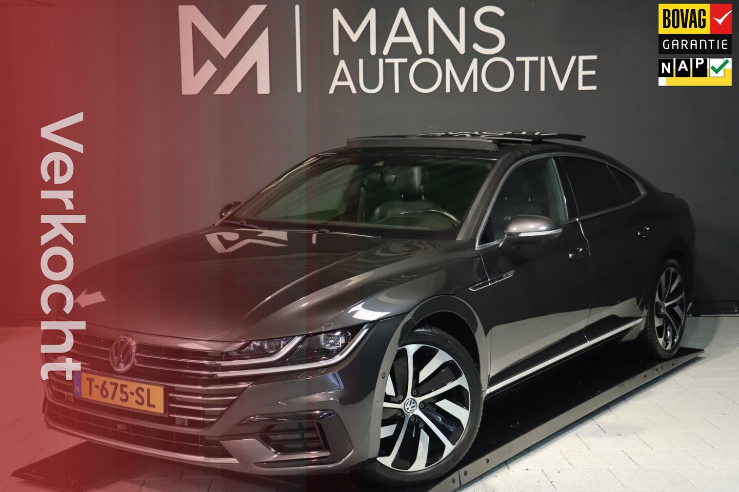 Volkswagen Arteon - 2.0 TSI 3x R-Line / PANODAK / VIRTUAL / KEYLESS / ACC / HUD / 360 - AutoWereld.nl