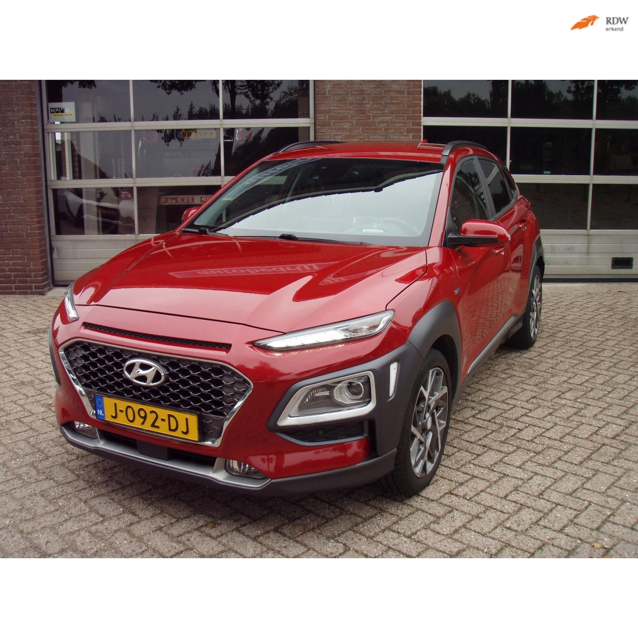 Hyundai Kona - 1.6 GDI HEV Premium CAMERA TREKHAAK NAVI CRUISE PDC 0651503487 - AutoWereld.nl