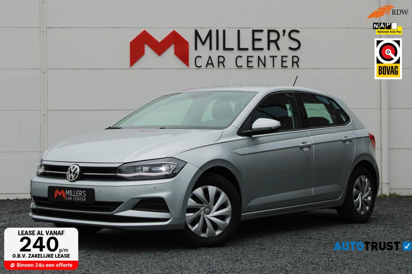 Volkswagen Polo - 1.0 TSI Comfortline DODE-HOEK CARPLAY PDC - AutoWereld.nl