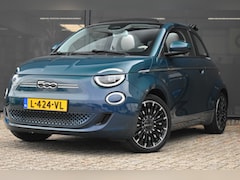 Fiat 500 C - La Prima 42 kWh 3 Fase | Leder | Stoelverwarming | Full-LED | Climate Control | Achteruitr