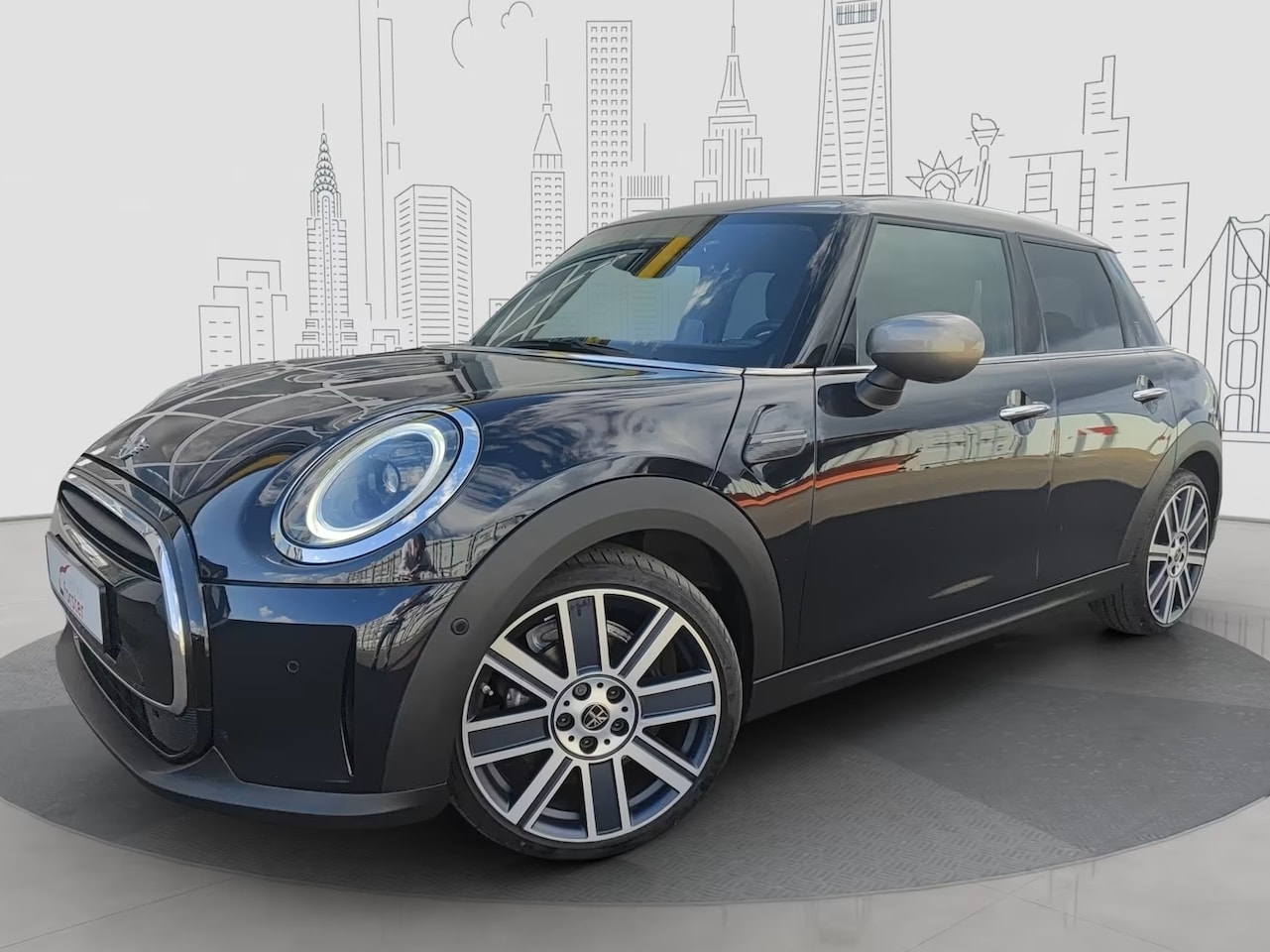 MINI Cooper - 1.5 Yours 5-DRS ** LED, VIRTUAL, NAPPA LEDER, PANORAMA, CAMERA, HuD, 18-inch LMV ** 1e Eig - AutoWereld.nl