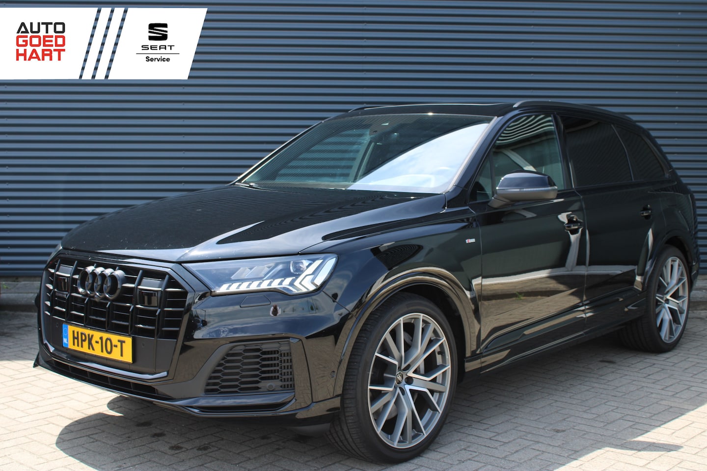 Audi Q7 - 55 TFSI e Quattro S-Line Panoramadak Full-Led Adaptive-Cruise 22"LMV Elektr.-Trekhaak - AutoWereld.nl